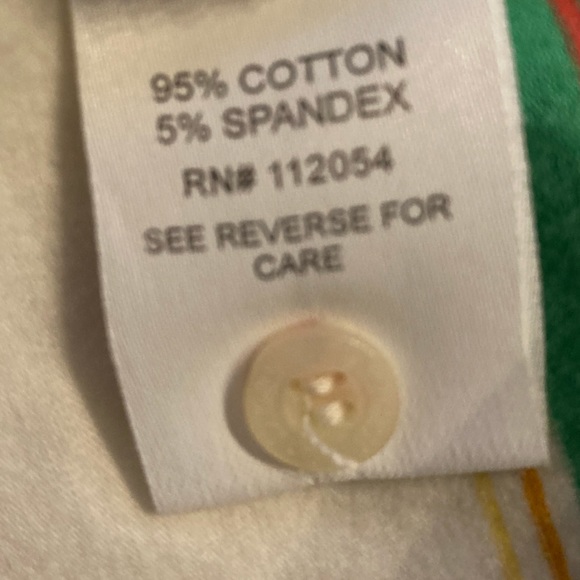 LE TIGRE I Polo Top Long Sleeve Large Striped NWOT - Picture 7 of 9